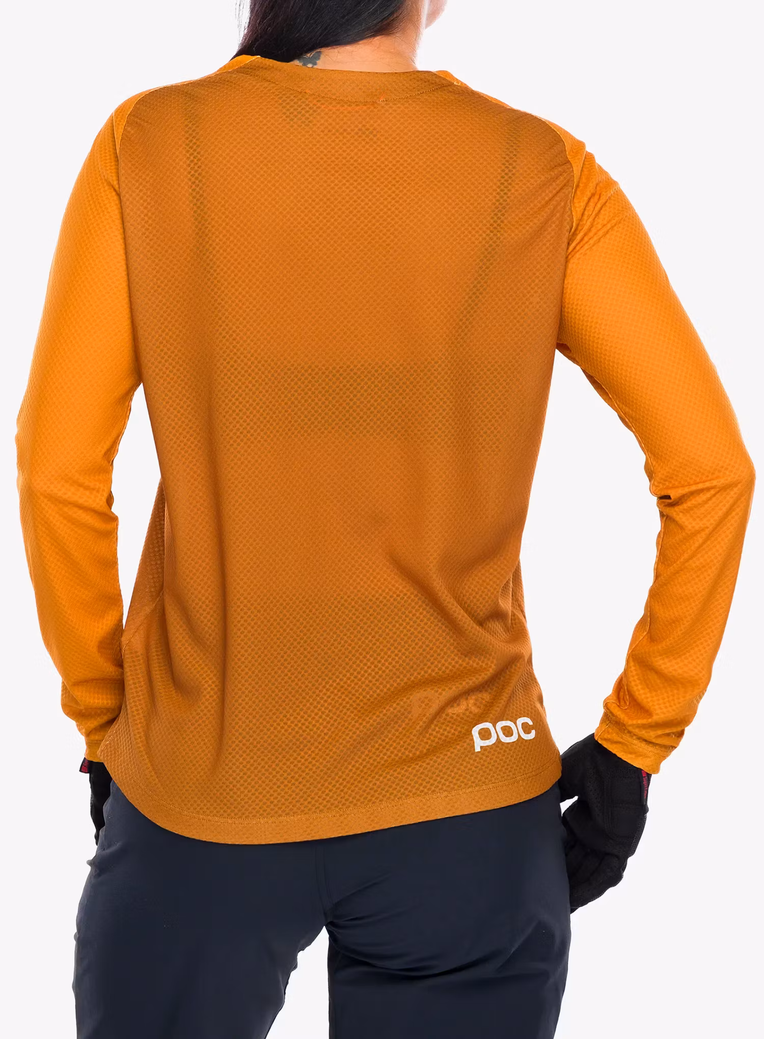 Dámska cyklistická mikina POC Motion Air L/S Jersey - brown