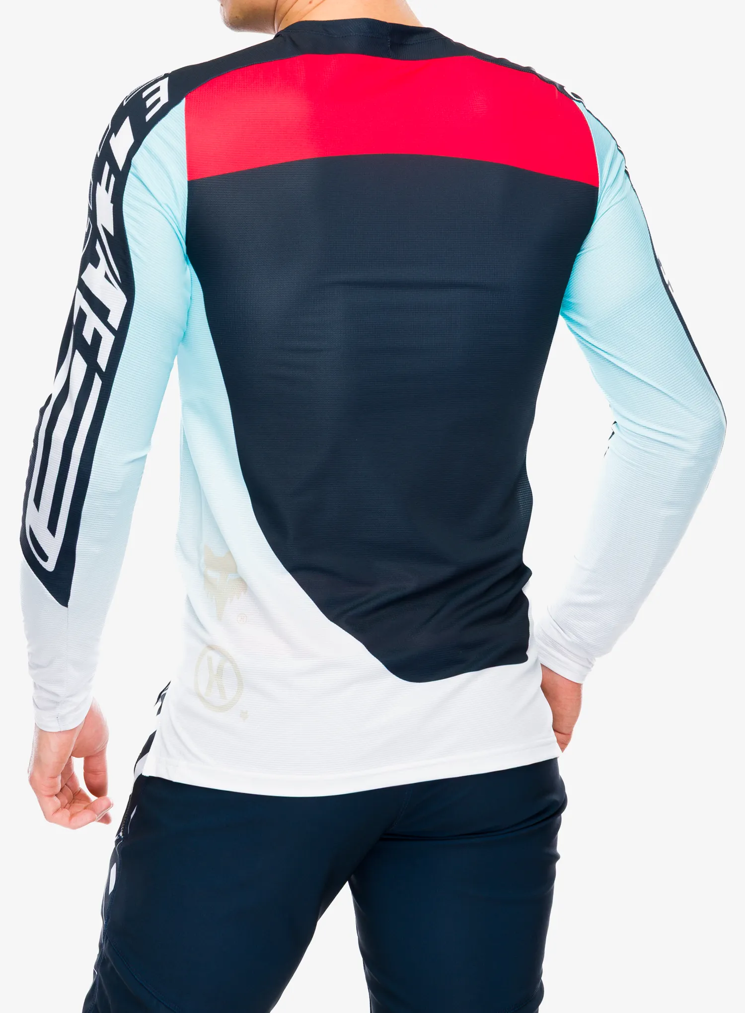 Cyklistická mikina Fox Flexair LS Jersey Elevated - midnight