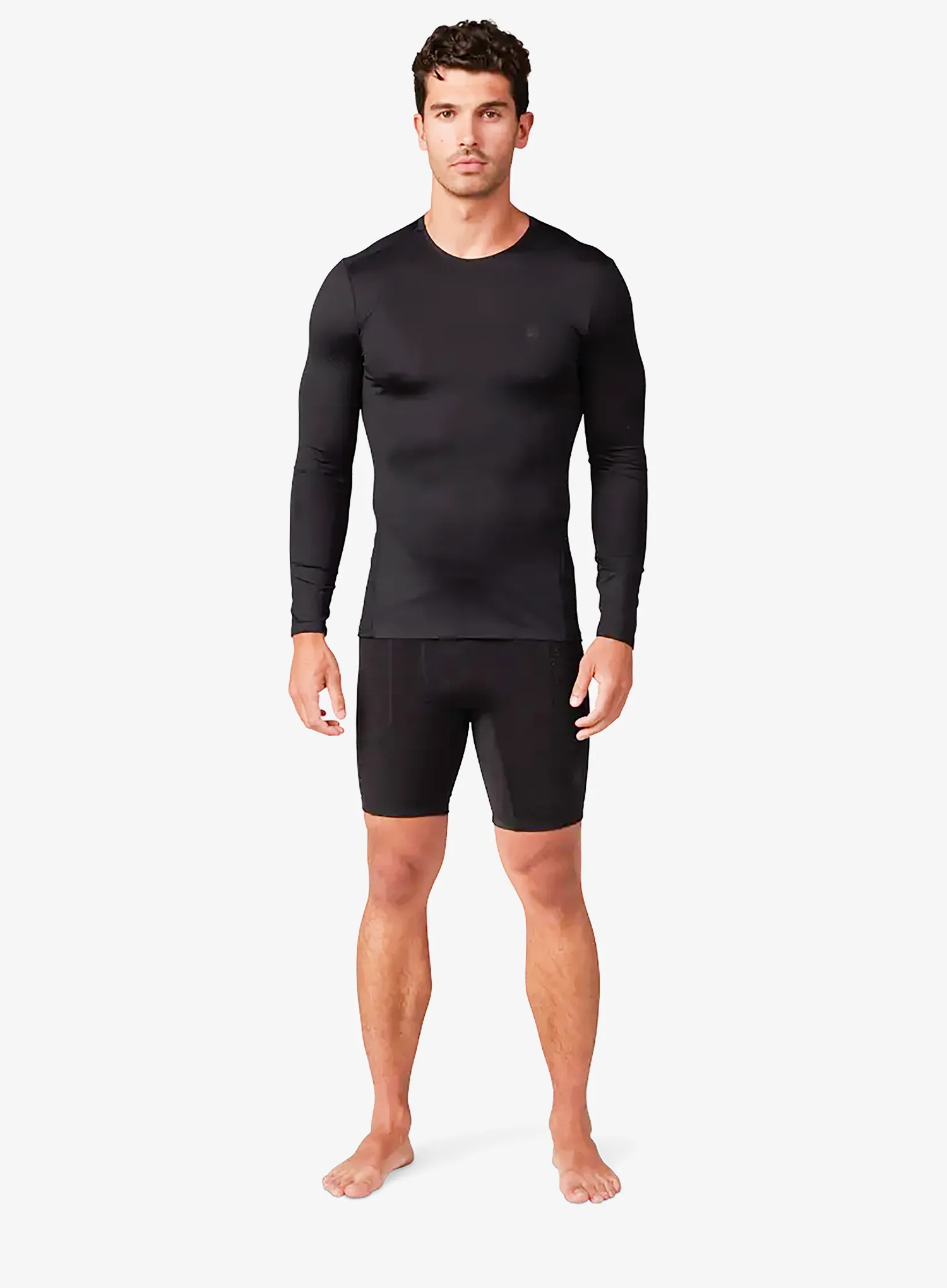 Cyklistická mikina Fox Tecbase LS Shirt - black