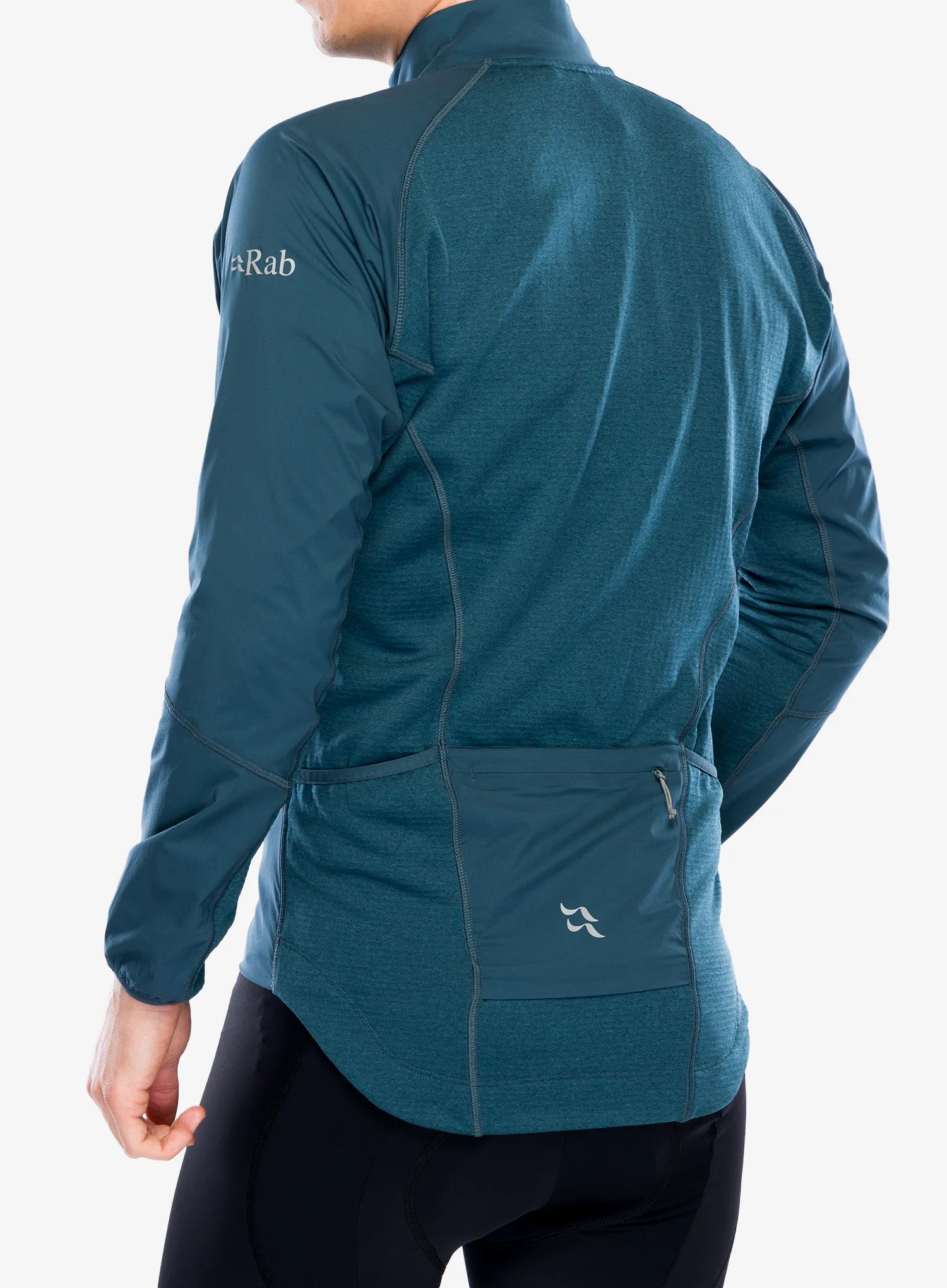 Cyklistická mikina Rab Cinder Ridgeline Jacket - orion blue