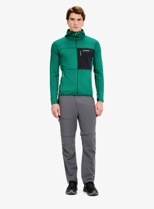 Mikina na zips Berghaus Ridge-Hiker Hoody - meadow green/jet black