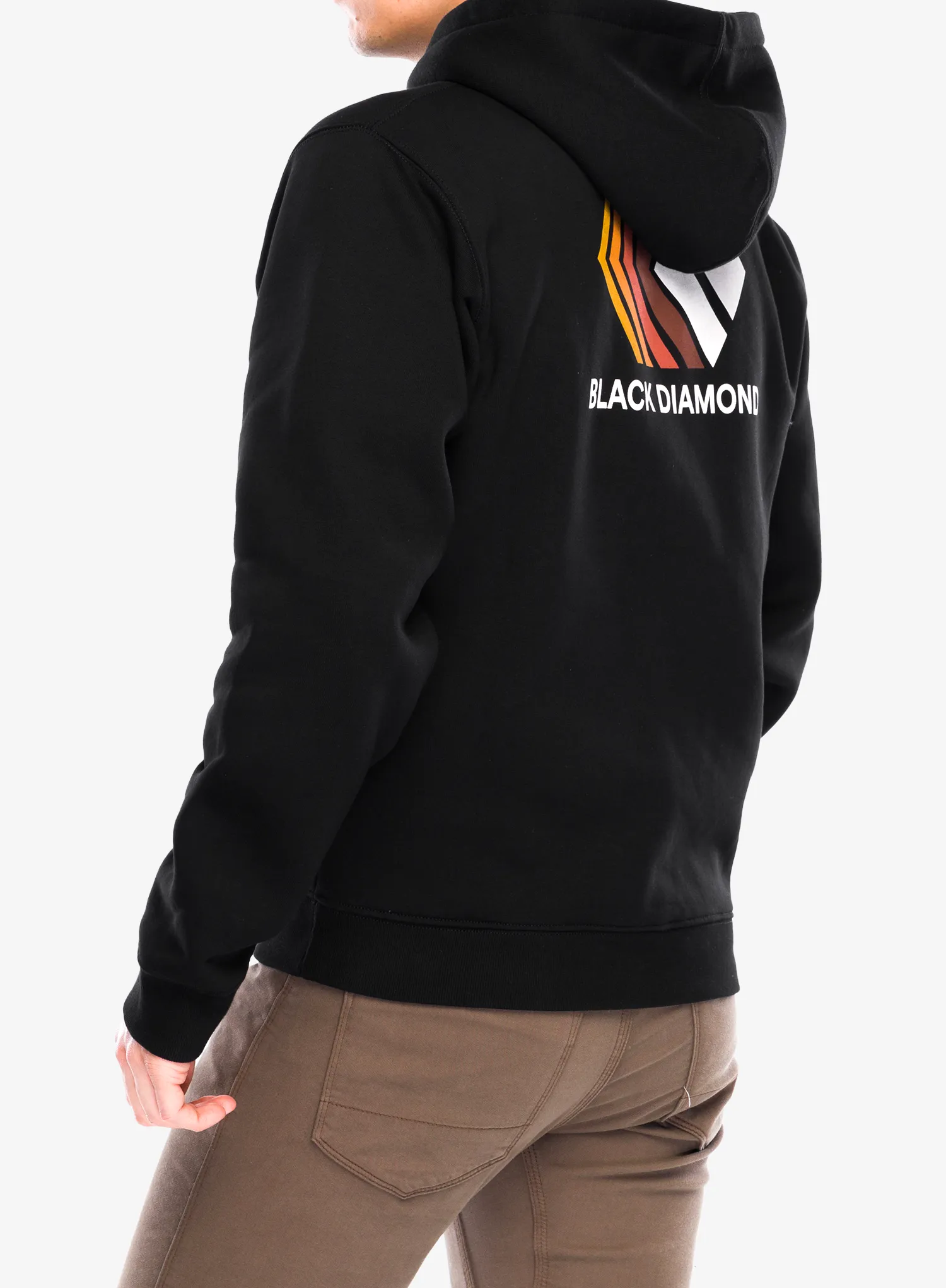 Mikina na zips Black Diamond Faded Full Zip Hoody - black