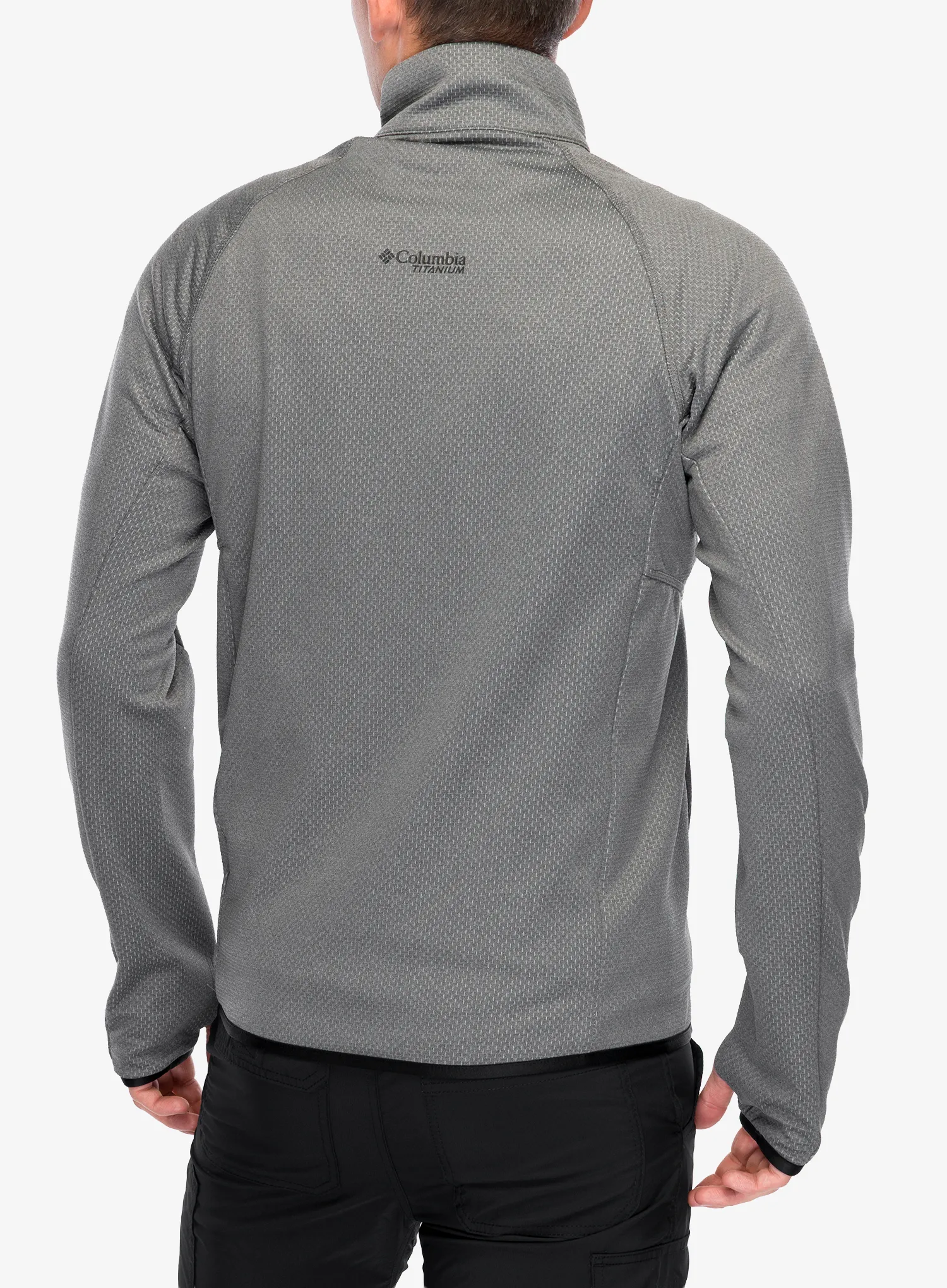 Mikina na zips Columbia Triple Canyon Grid Fleece Full Zip II - city grey
