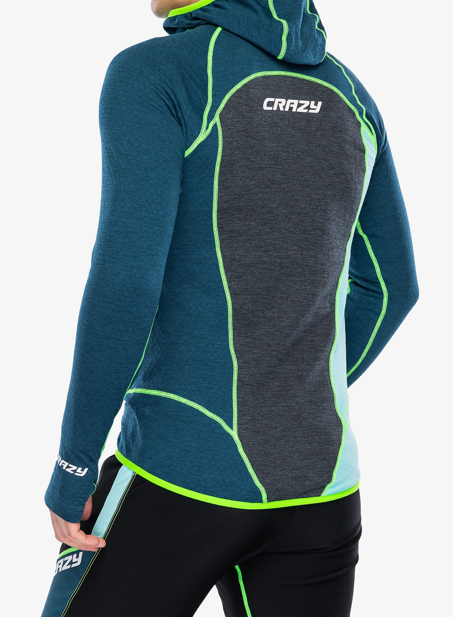 Mikina na zips Crazy Pull Resolution - early/black