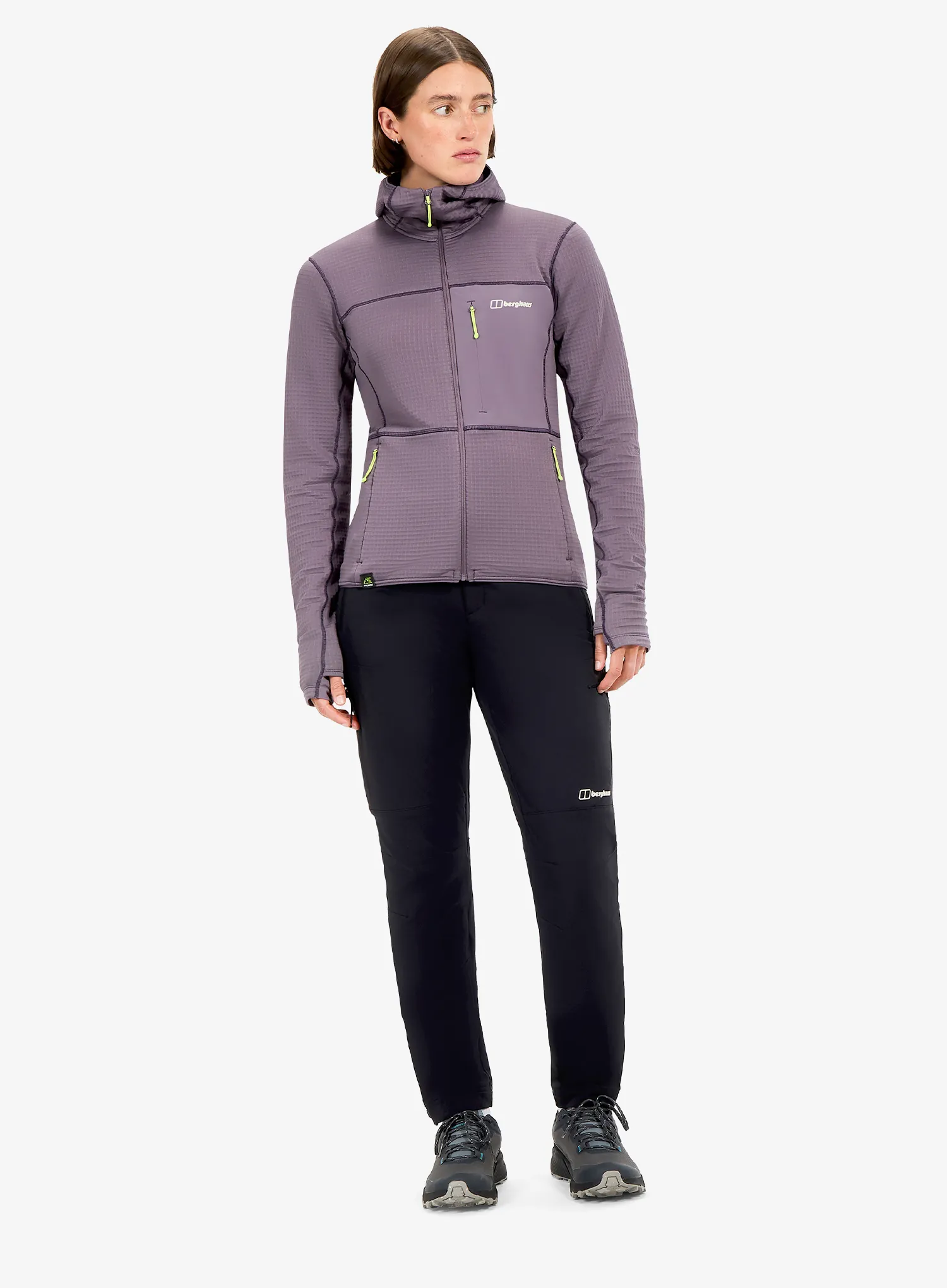 Dámska mikina na zips Berghaus Ridge-Hiker Hoody - purple planet