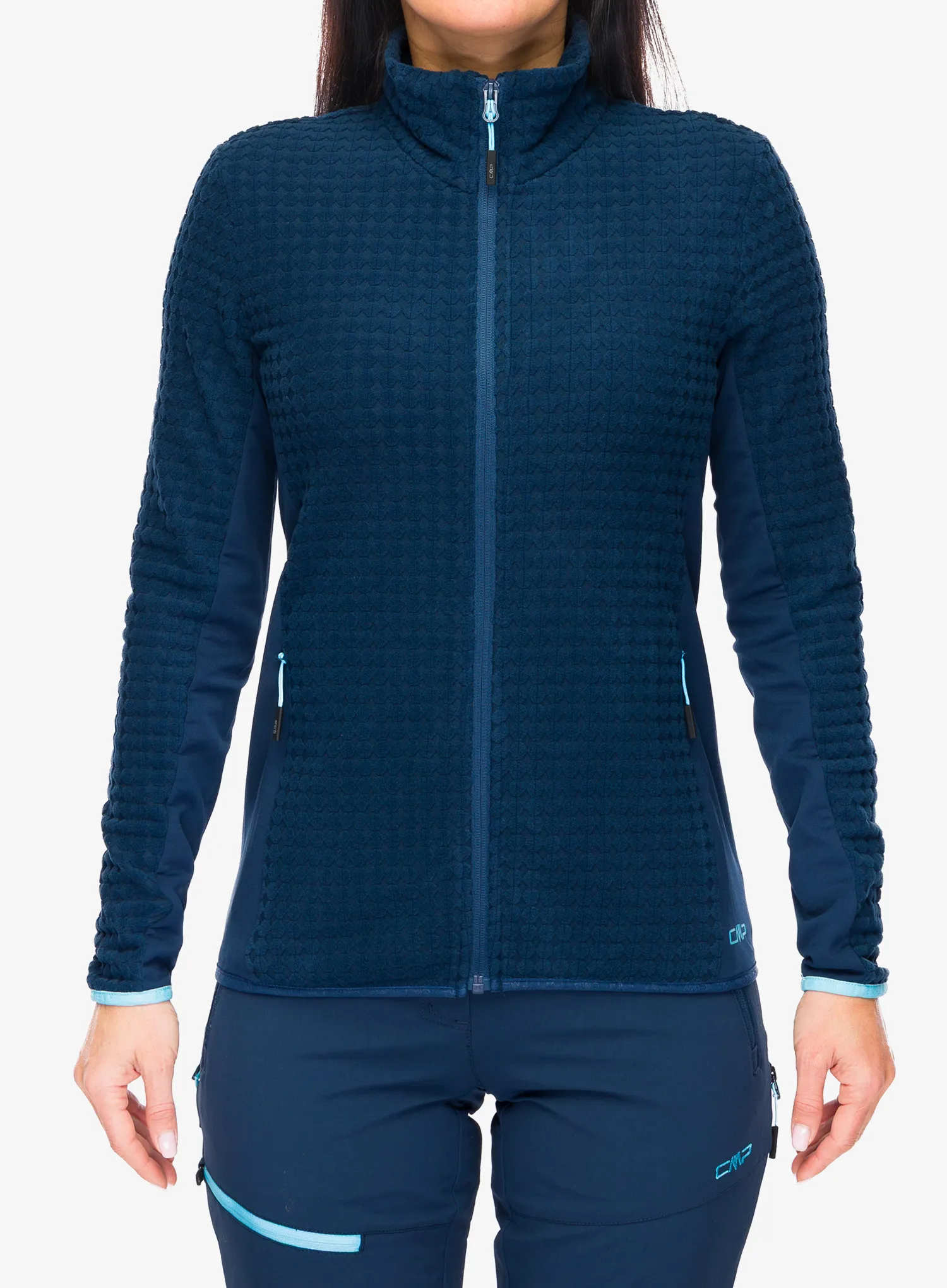 Dámska mikina na zips CMP Luneksja - blue ink