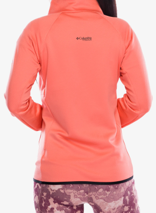 Dámska mikina na zips Columbia Triple Canyon Grid Fleece Full Zip - alpenglow