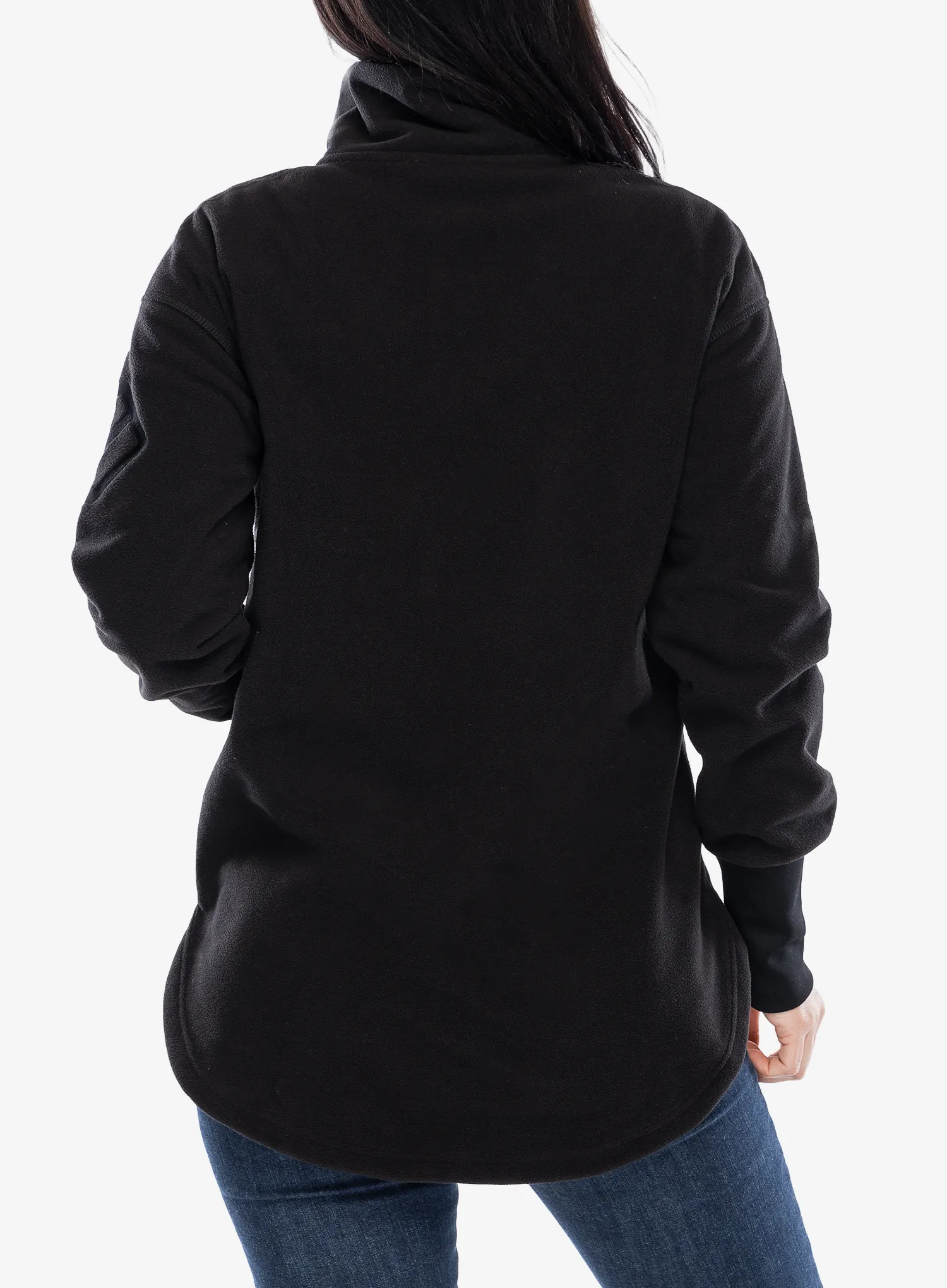 Dámska mikina na zips Didriksons Ronja Fullzip - black