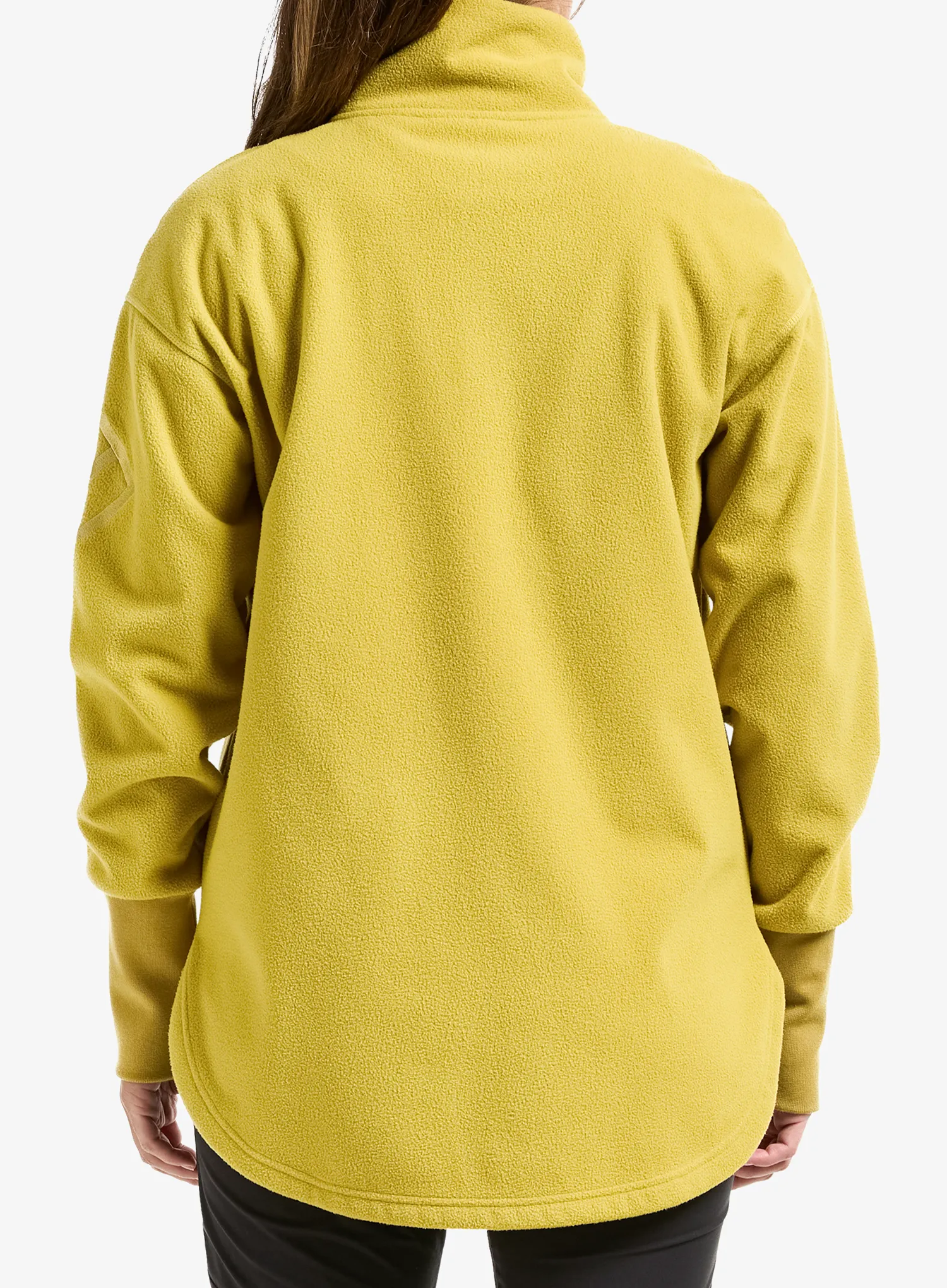 Dámska mikina na zips Didriksons Ronja Fullzip - yellow pollen