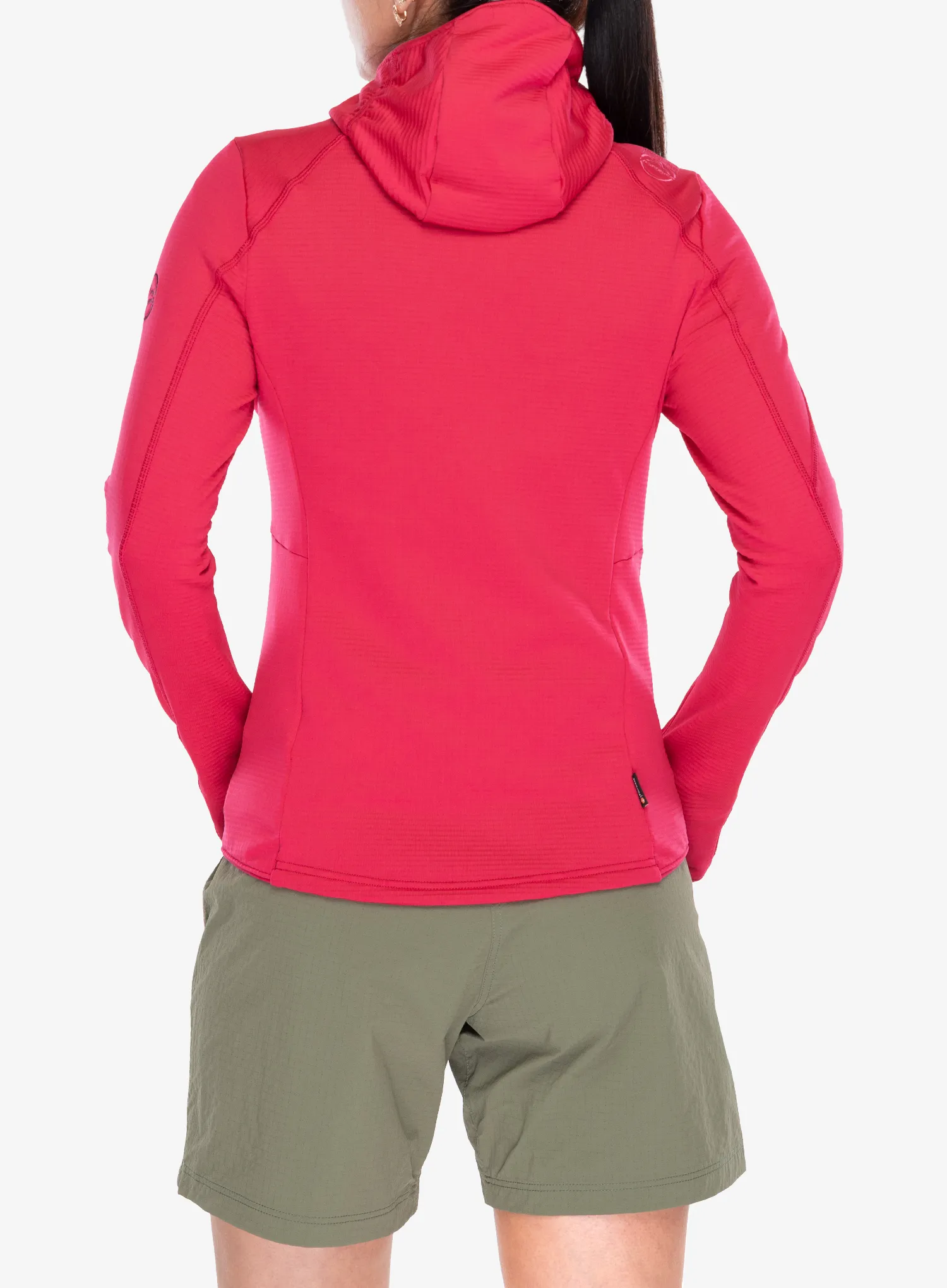 Dámska mikina na zips La Sportiva Chill Thermal Hoody - azalea/redwood