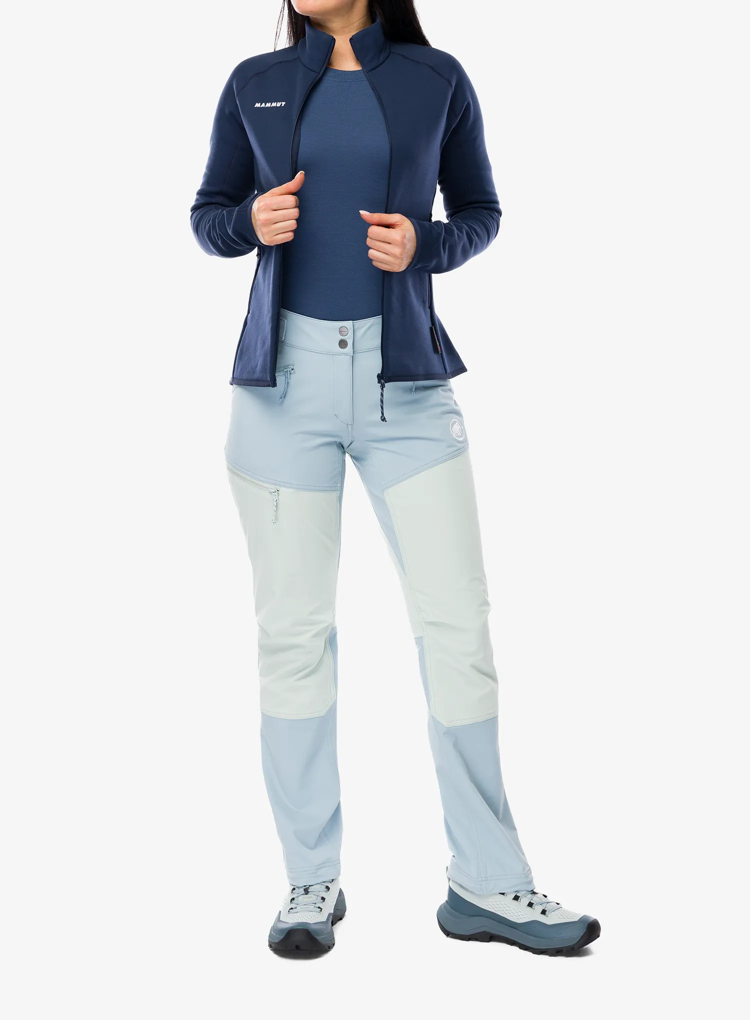 Dámska mikina na zips Mammut Aconcagua ML Jkt - marine