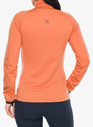 Dámska mikina na zips Montura Fadis Grid Maglia - melon