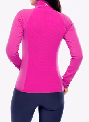 Dámska mikina na zips Montura Stretch 2 Maglia - baton rouge