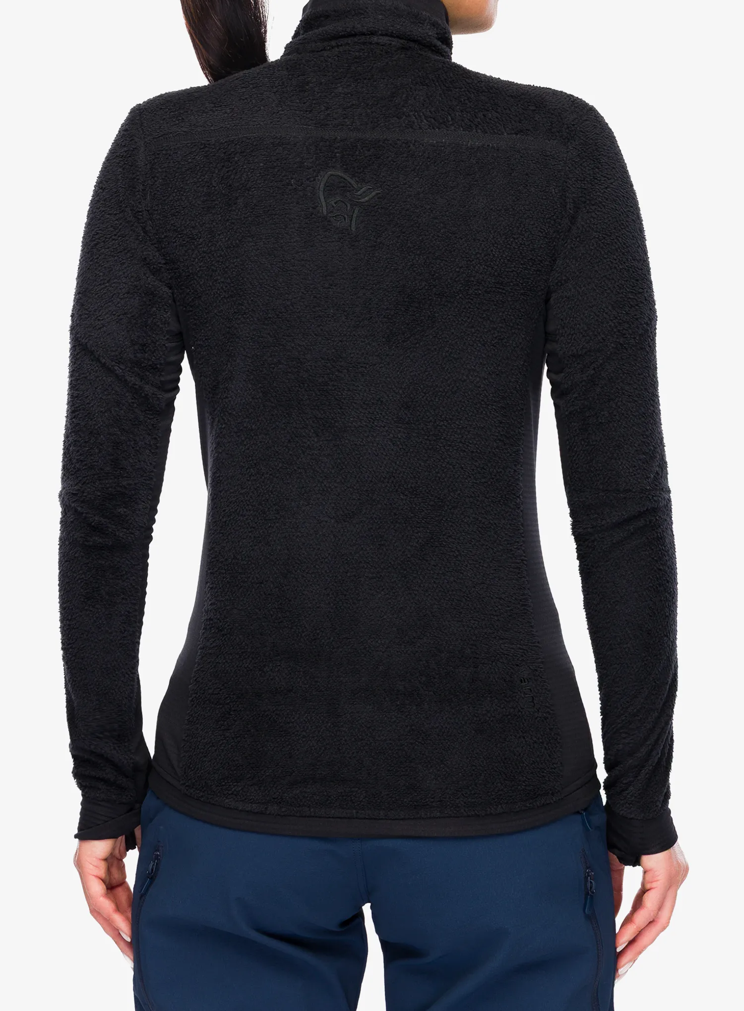 Dámska mikina na zips Norrona Falketind Warm1 Active Jacket - caviar black