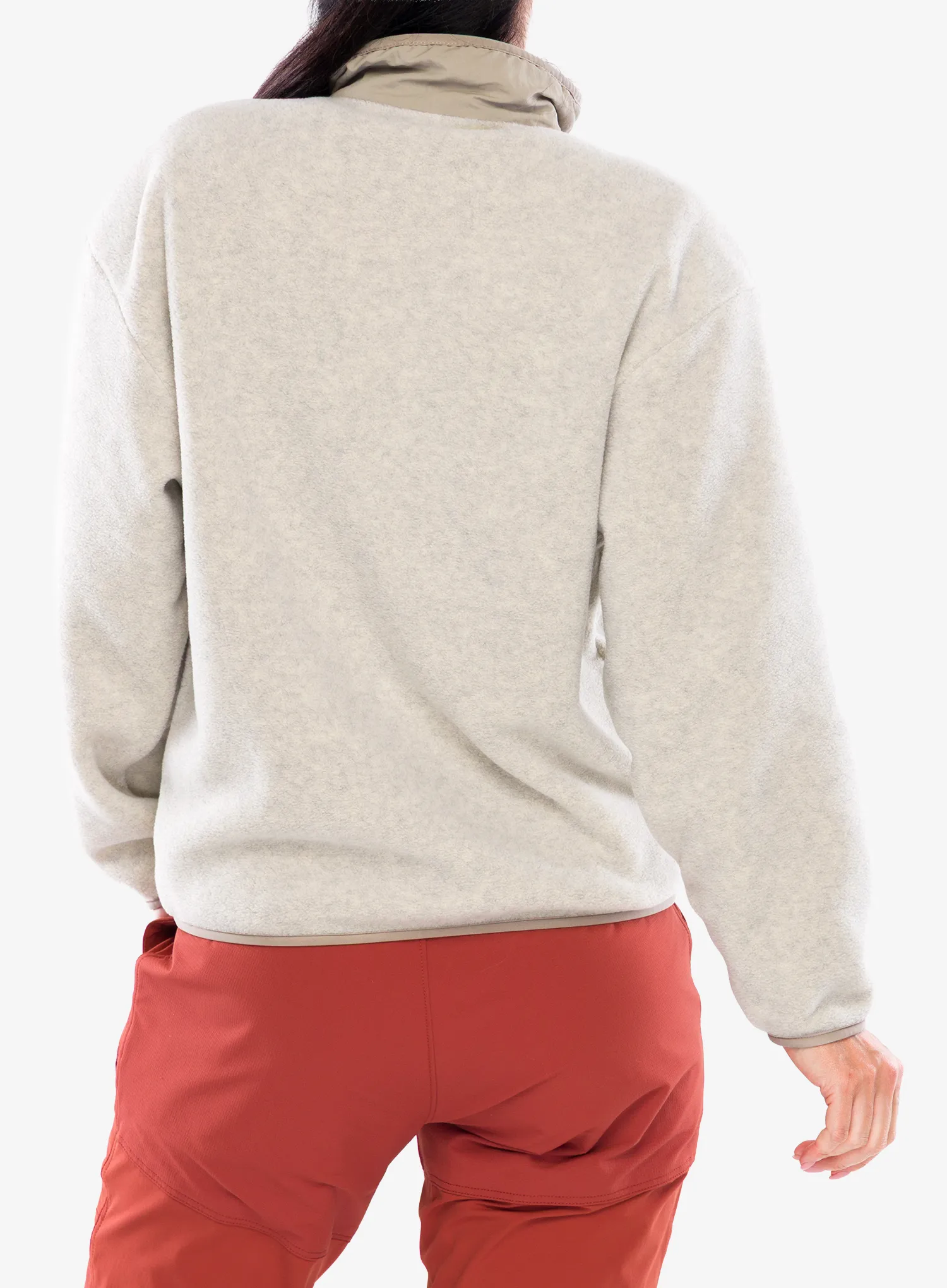Dámska mikina na zips Patagonia Synch Jkt - oatmeal heather/seabird grey