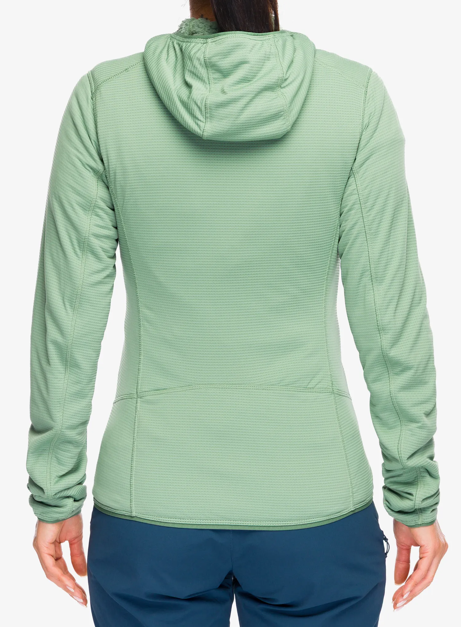 Dámska mikina na zips Rab Evolute Hoody - dark fig green