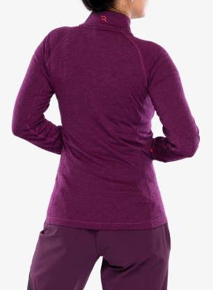 Dámska mikina na zips Rab Nexus Jacket - mulberry