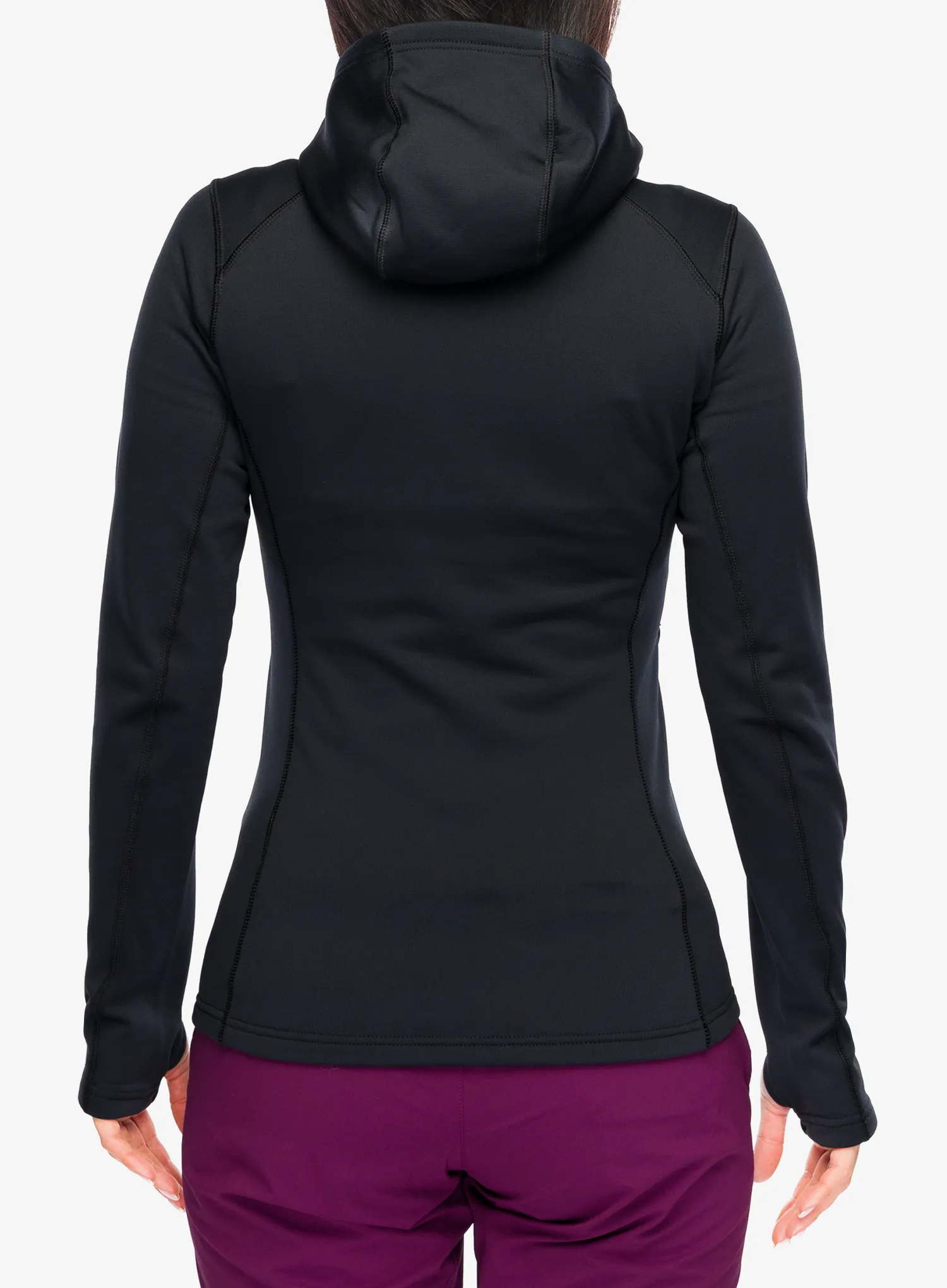 Dámska mikina na zips Rab Superflux Hoody - black/black