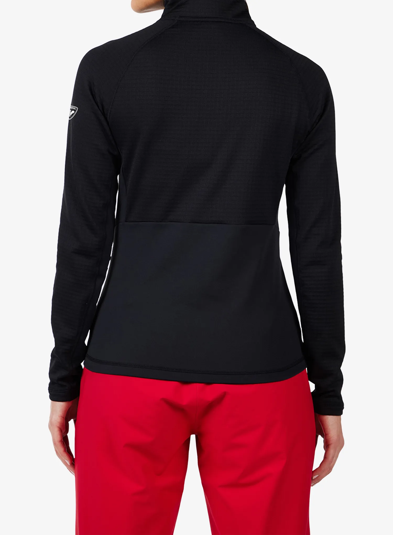 Dámska mikina na zips Rossignol Blackside Mix FZ Fleece - black