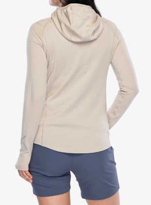 Dámska mikina na zips Viking Birger Hoodie - beige