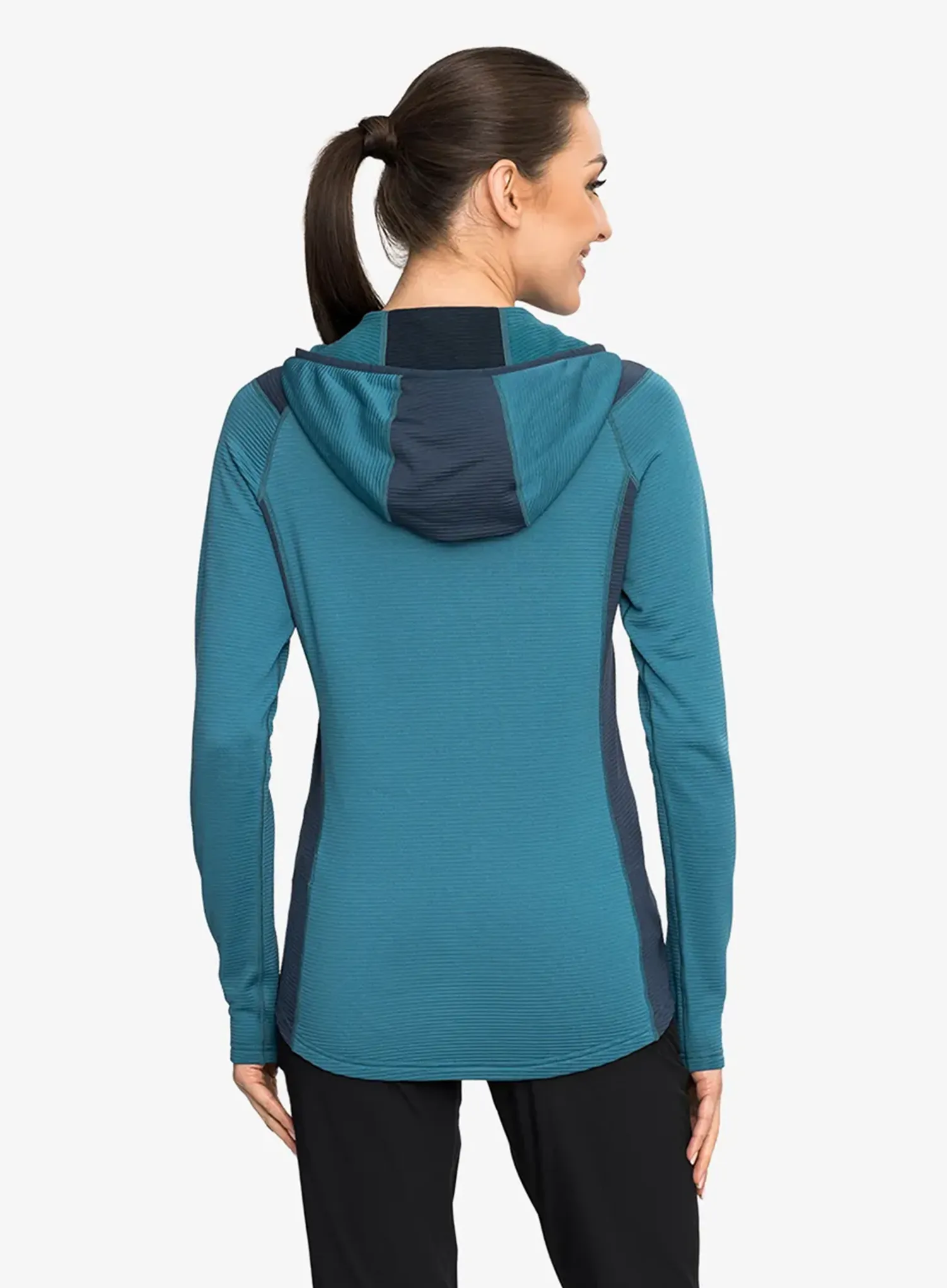 Dámska mikina na zips Viking Birger Hoodie - blue/navy
