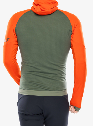 Mikina na zips Dynafit Radical Polartec Hooded Jacket - dawn orange