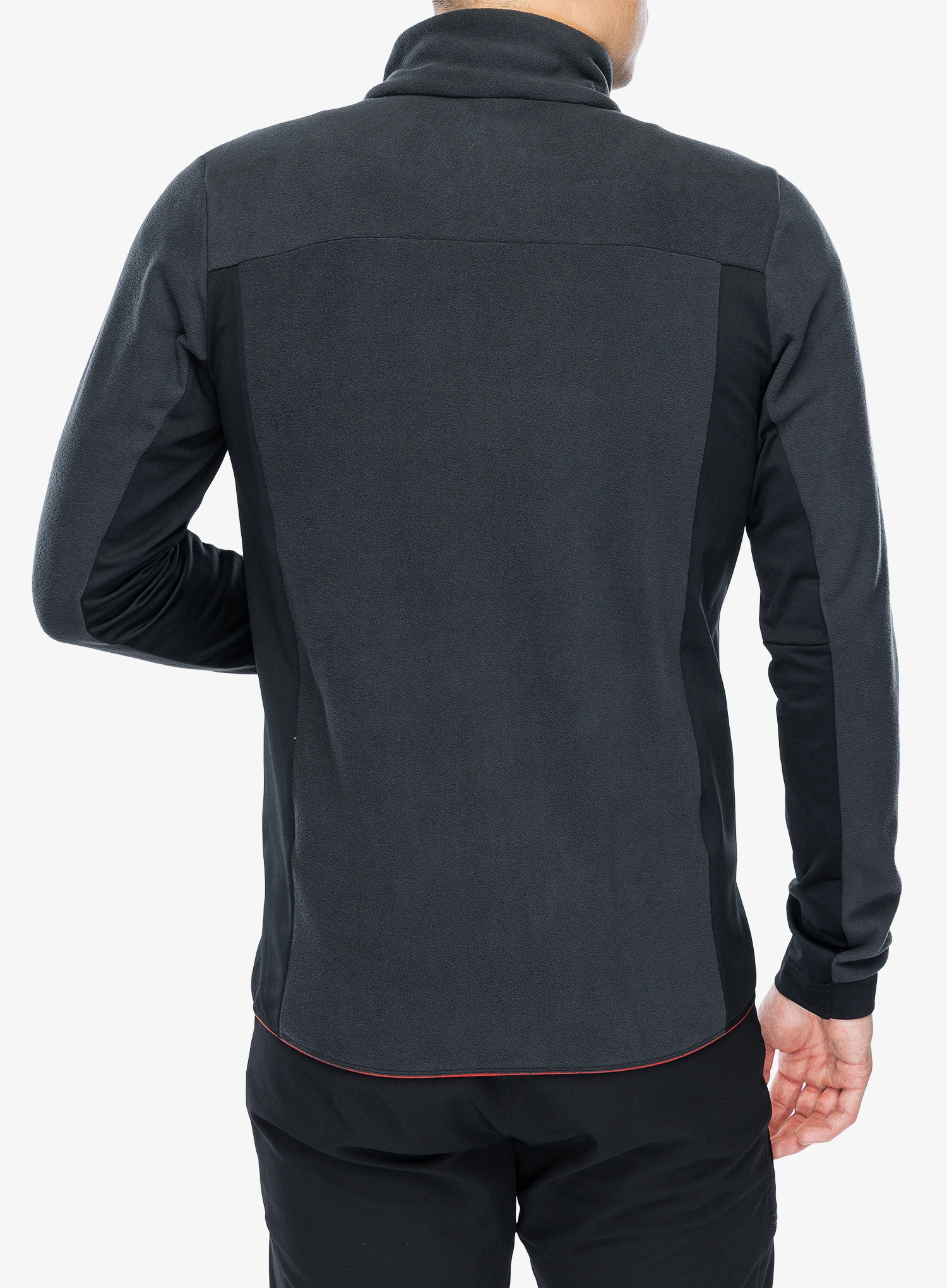 Mikina na zips Hannah Yukon - black sand