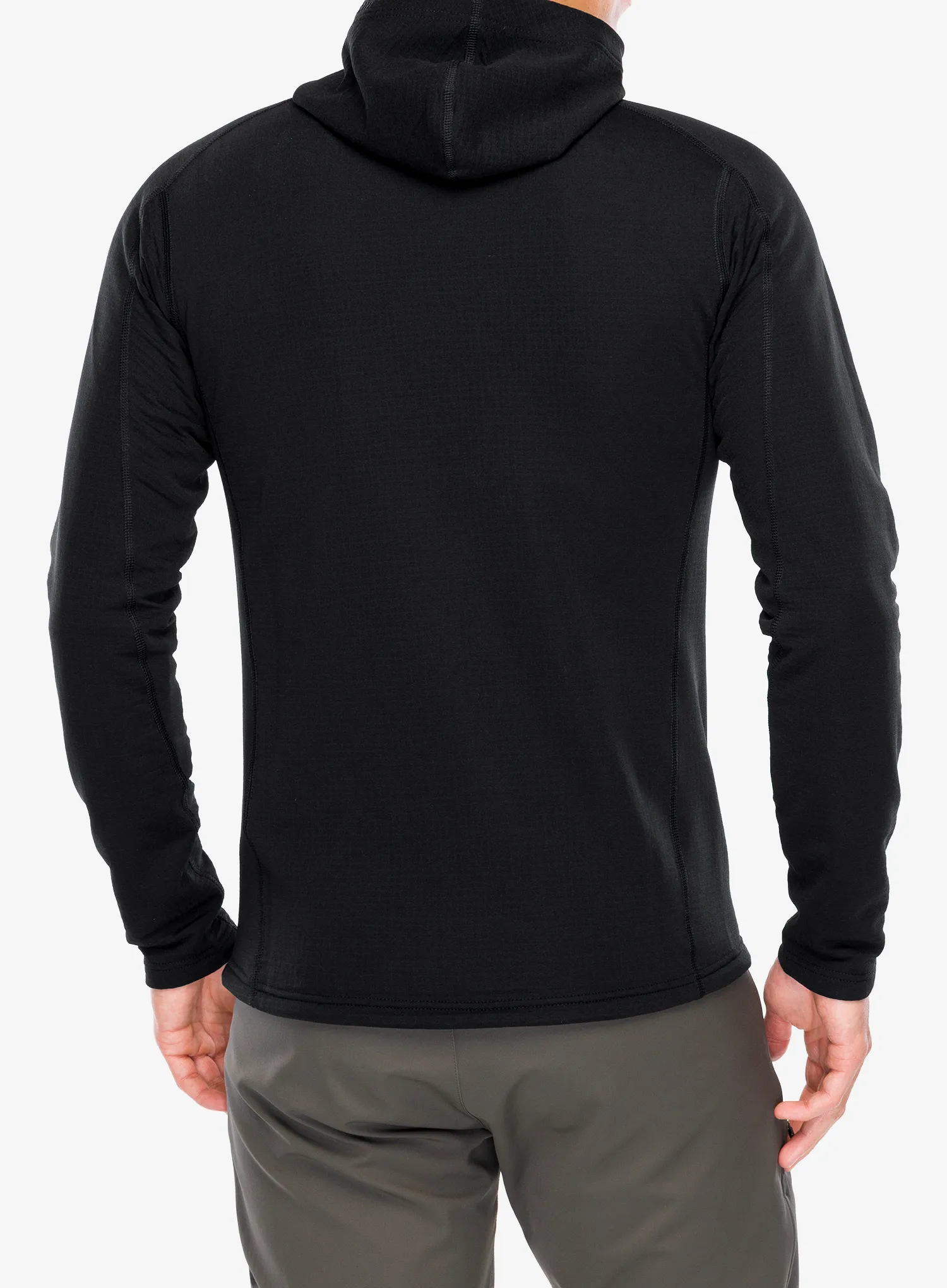 Mikina na zips Houdini Aero Houdi - true black