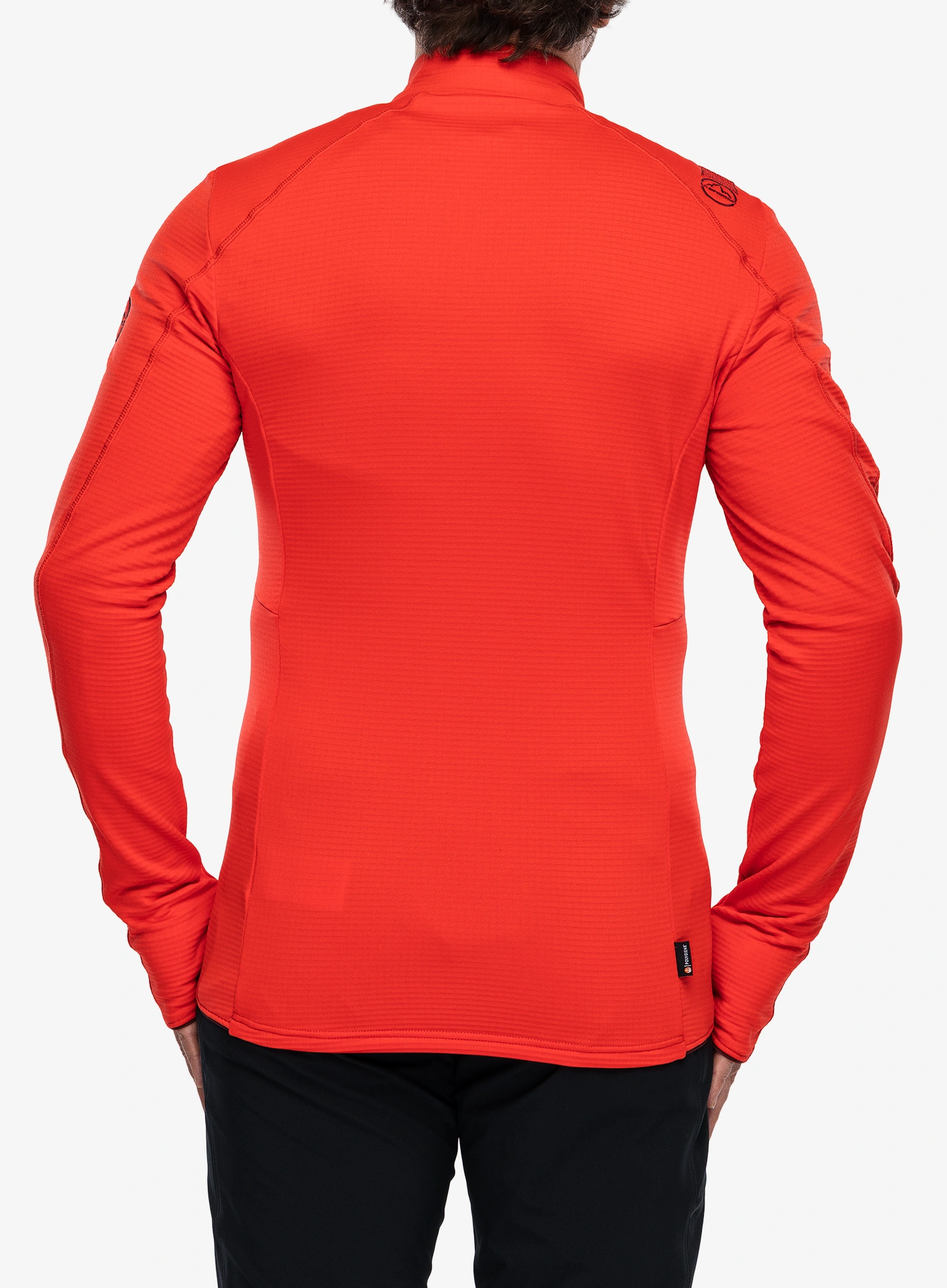 Mikina na zips La Sportiva Chill Thermal Jacket - mountain red