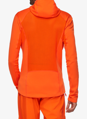 Mikina na zips Mammut Eiger Nordwand Advanced ML Hooded Jacket - eiger orange