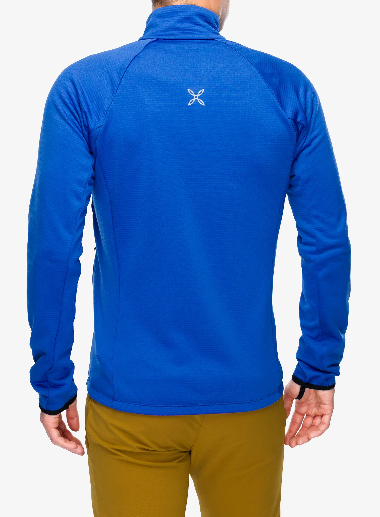 Mikina na zips Montura Fadis Grid Maglia - b.blue