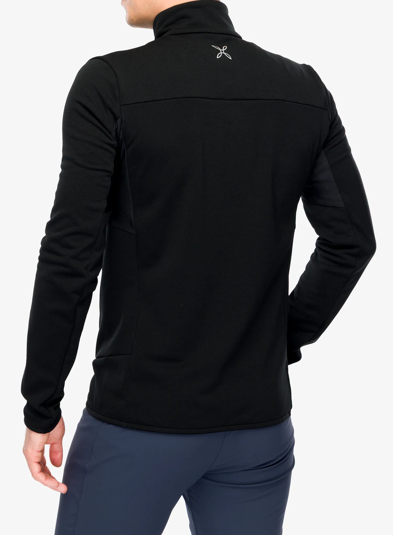Mikina na zips Montura Stretch 2 Maglia - black