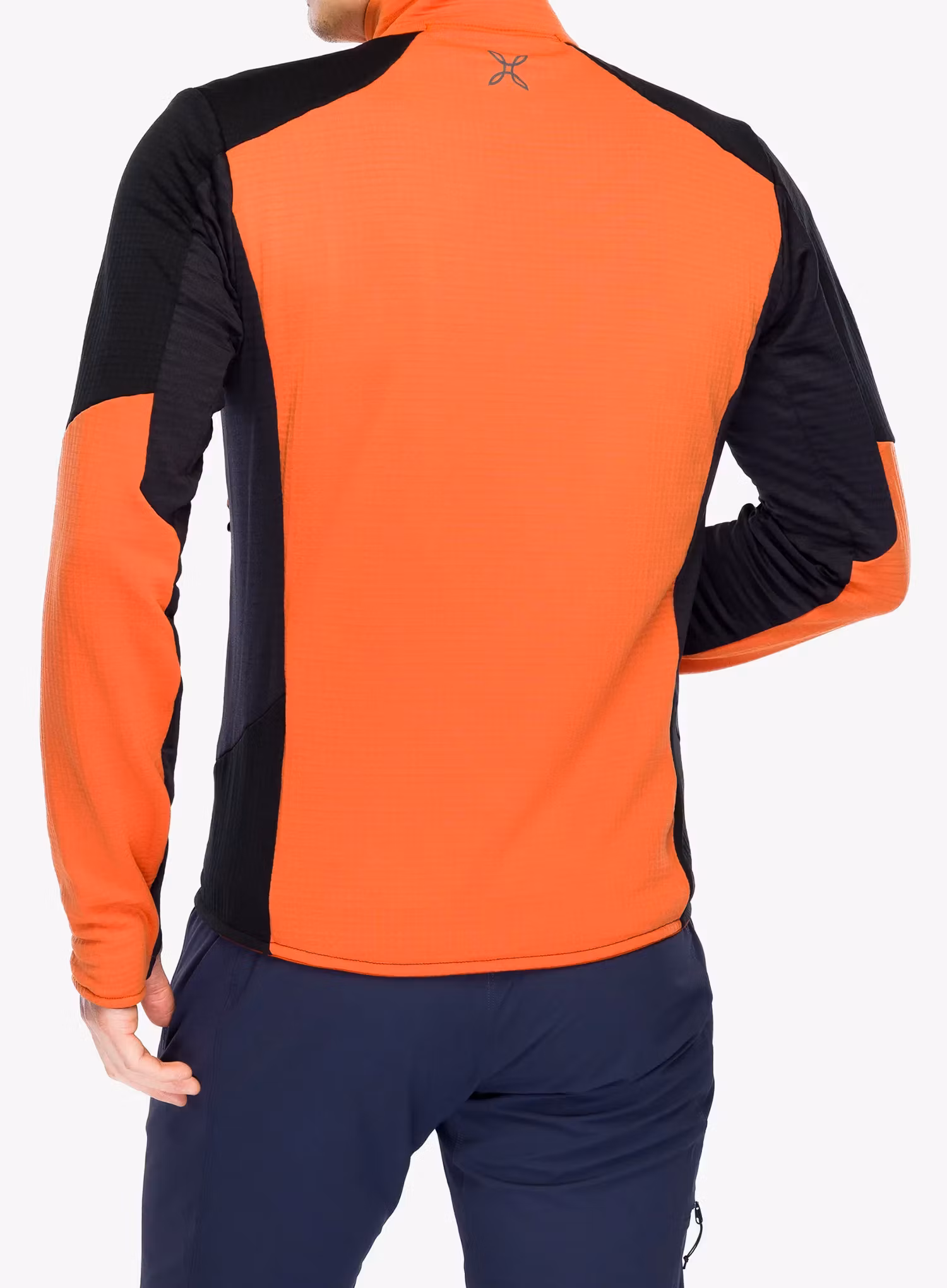 Mikina na zips Montura Stretch Color Maglia - orange/orange