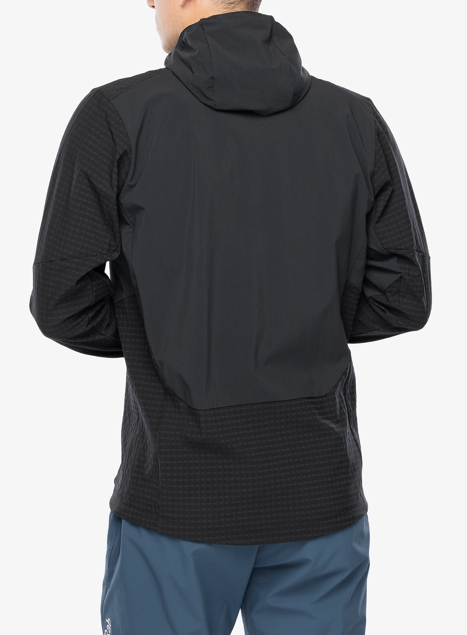 Mikina na zips Rab Ascendor Pro Hoody - black