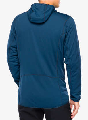 Mikina na zips Rab Evolute Hoody - tempest blue