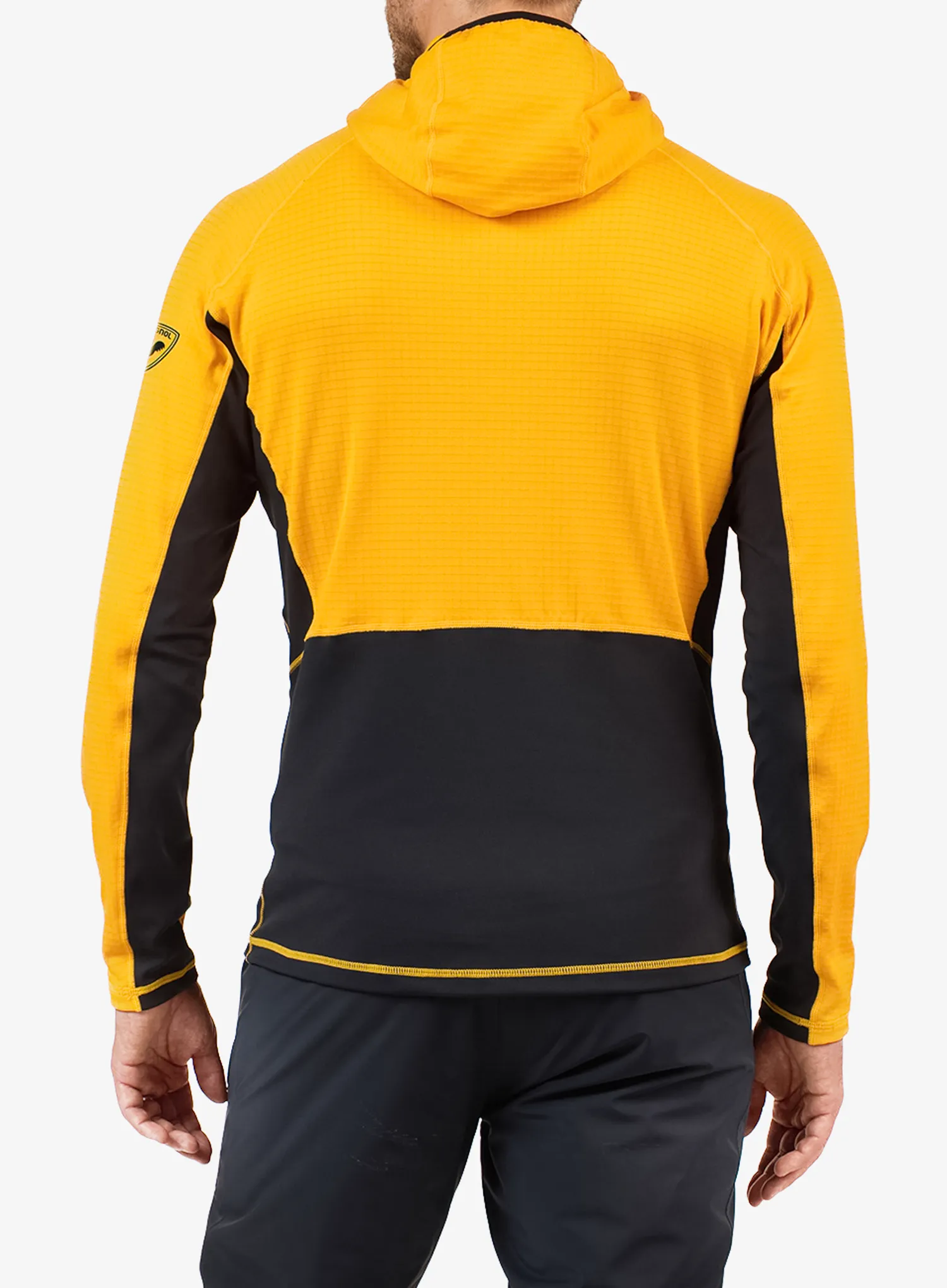 Mikina na zips Rossignol Blackside Mix FZH Fleece - saffron yellow