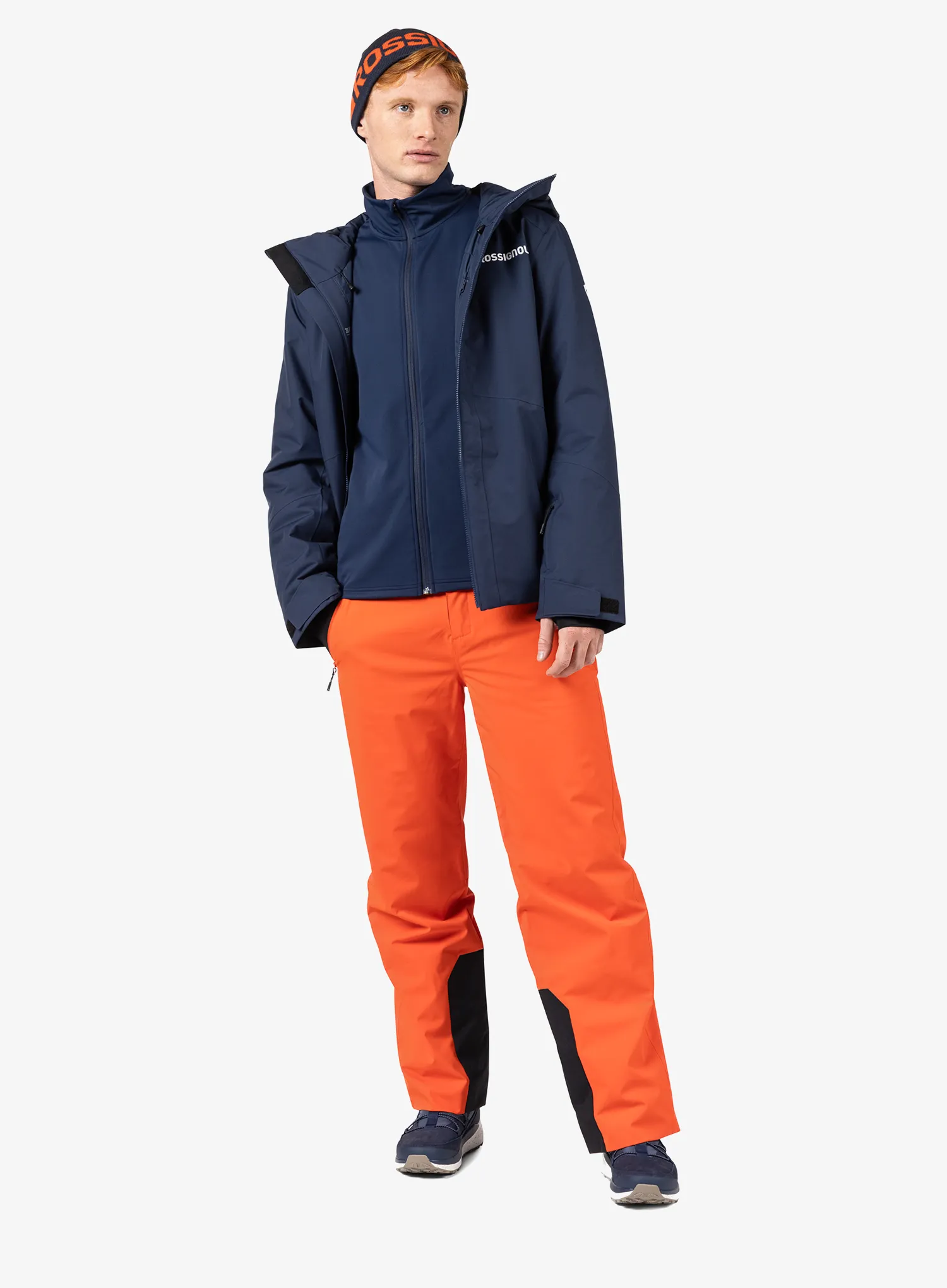 Mikina na zips Rossignol Mid Layer Full-Zip Thin Jacket - dark navy