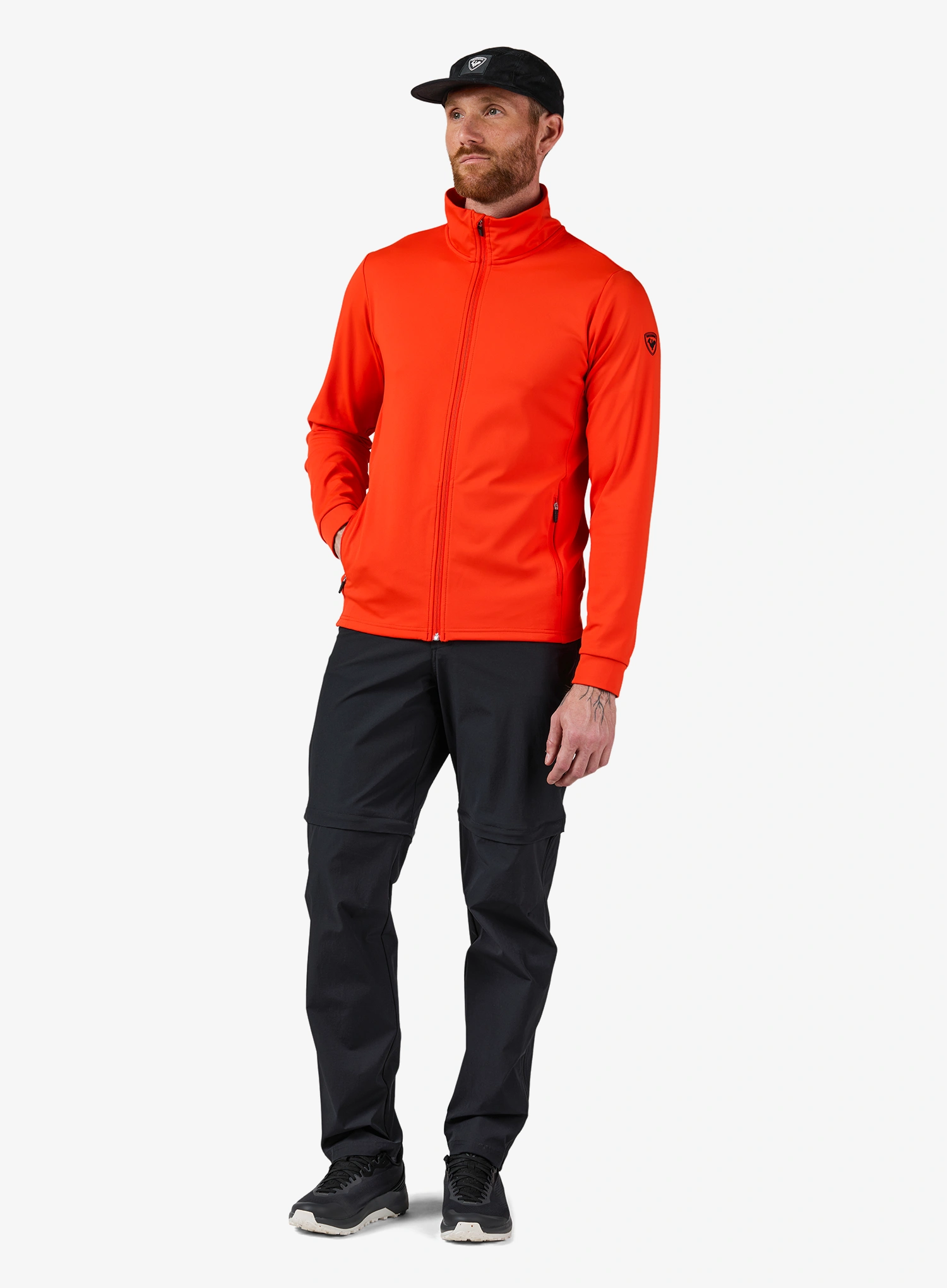 Mikina na zips Rossignol Mid Layer Full-Zip Thin Jacket - golden gate