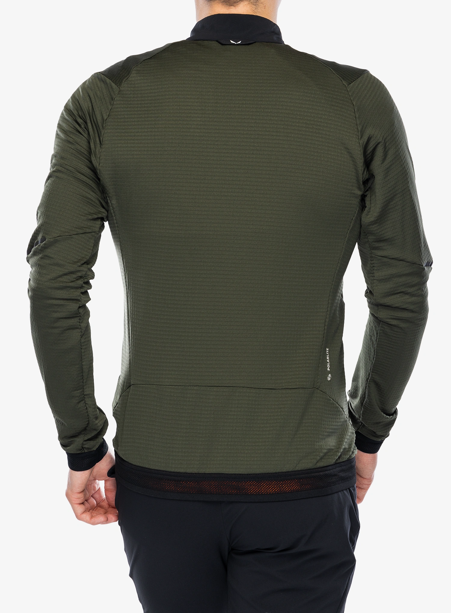 Mikina na zips Salewa Pedroc PL 2 Jacket - dark olive