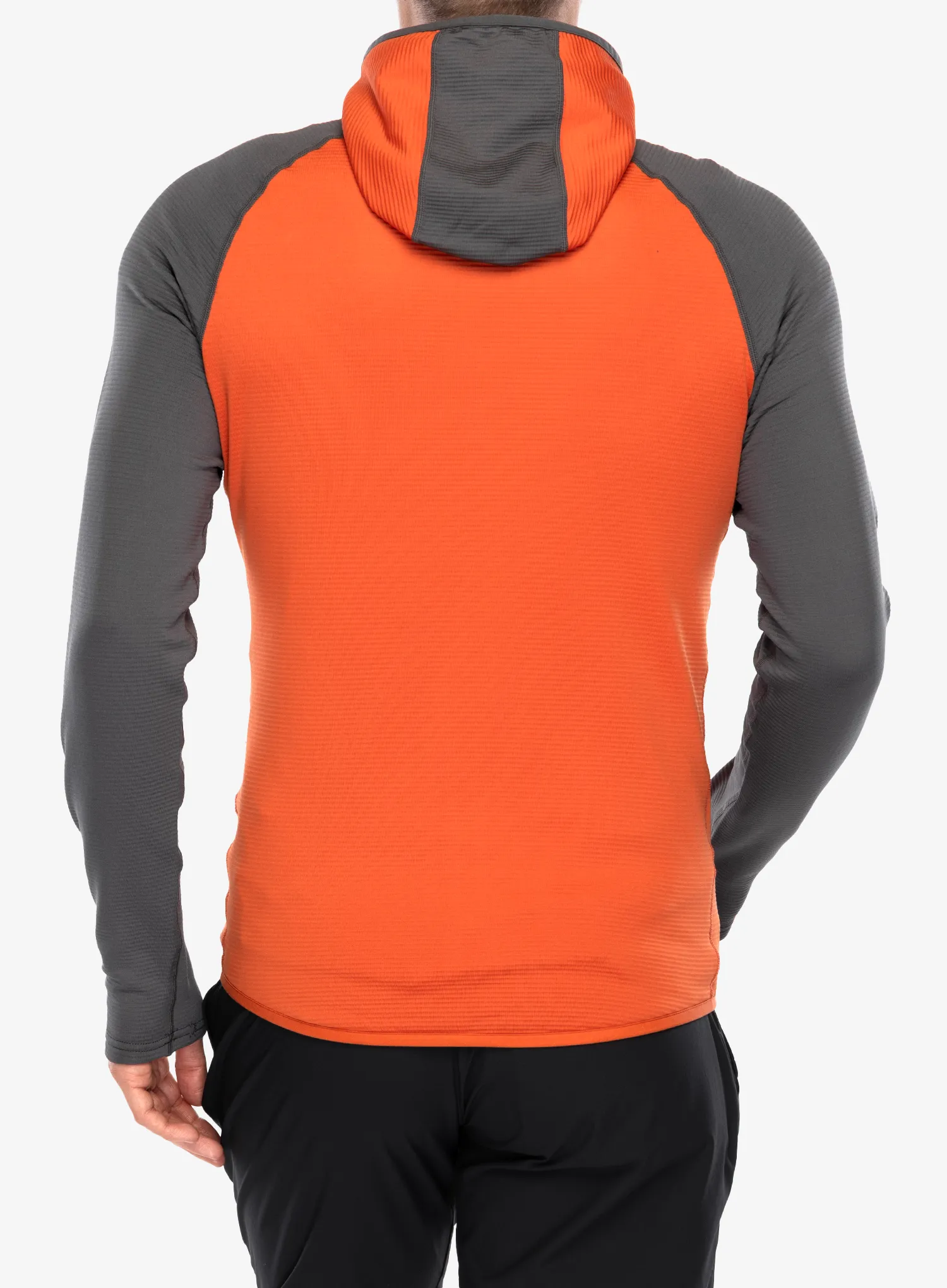 Mikina na zips Viking Birger Hoodie - orange/grey