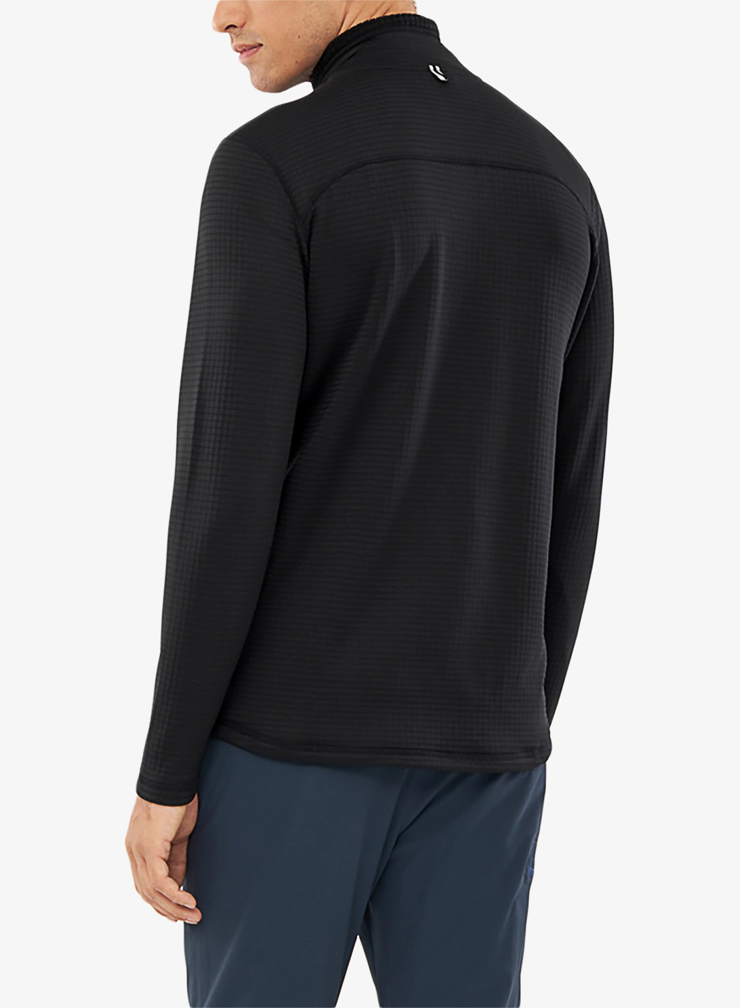Mikina na zips Viking Midlayer Admont Full Zip - black