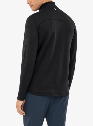 Mikina na zips Viking Midlayer Admont Full Zip - black