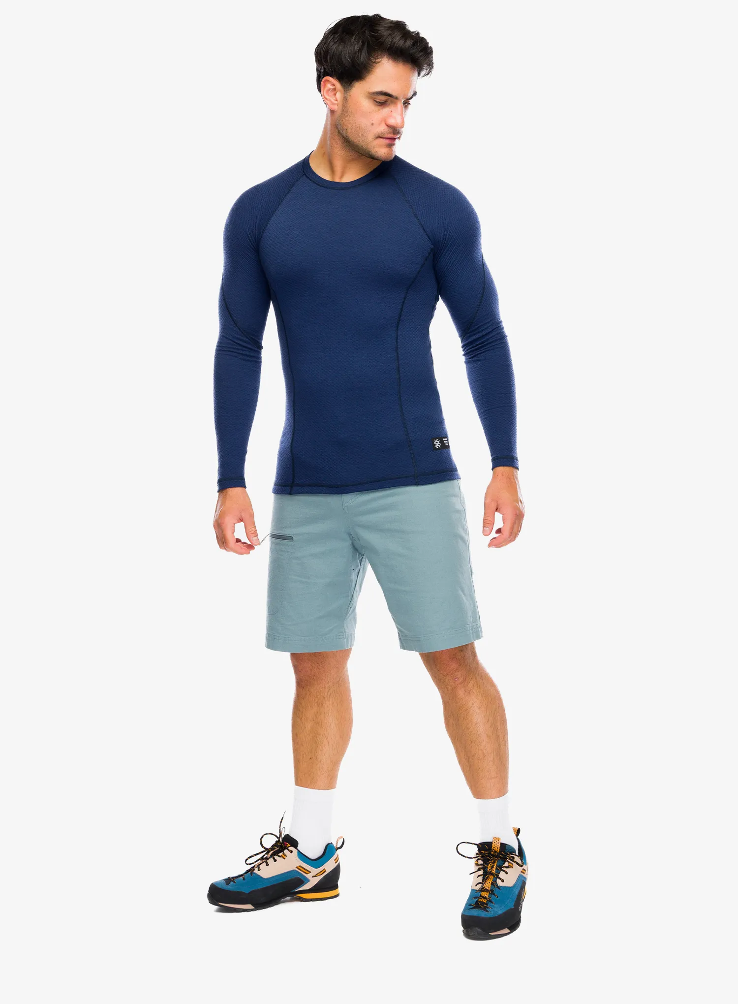 Mikina Sensor Merino DF Tee L/S - deep blue