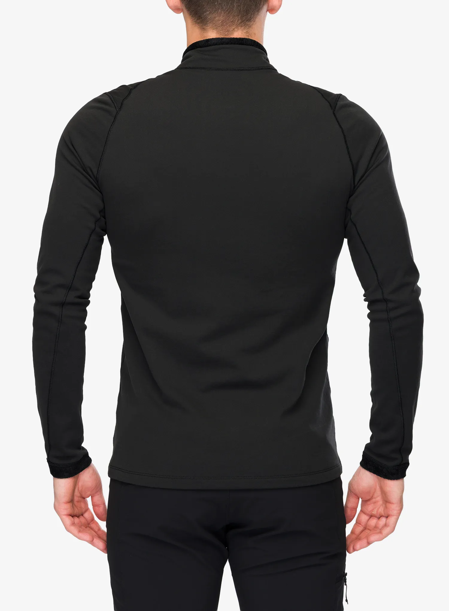 Funkčné tričko Arcteryx Rho SV Zip Neck - black