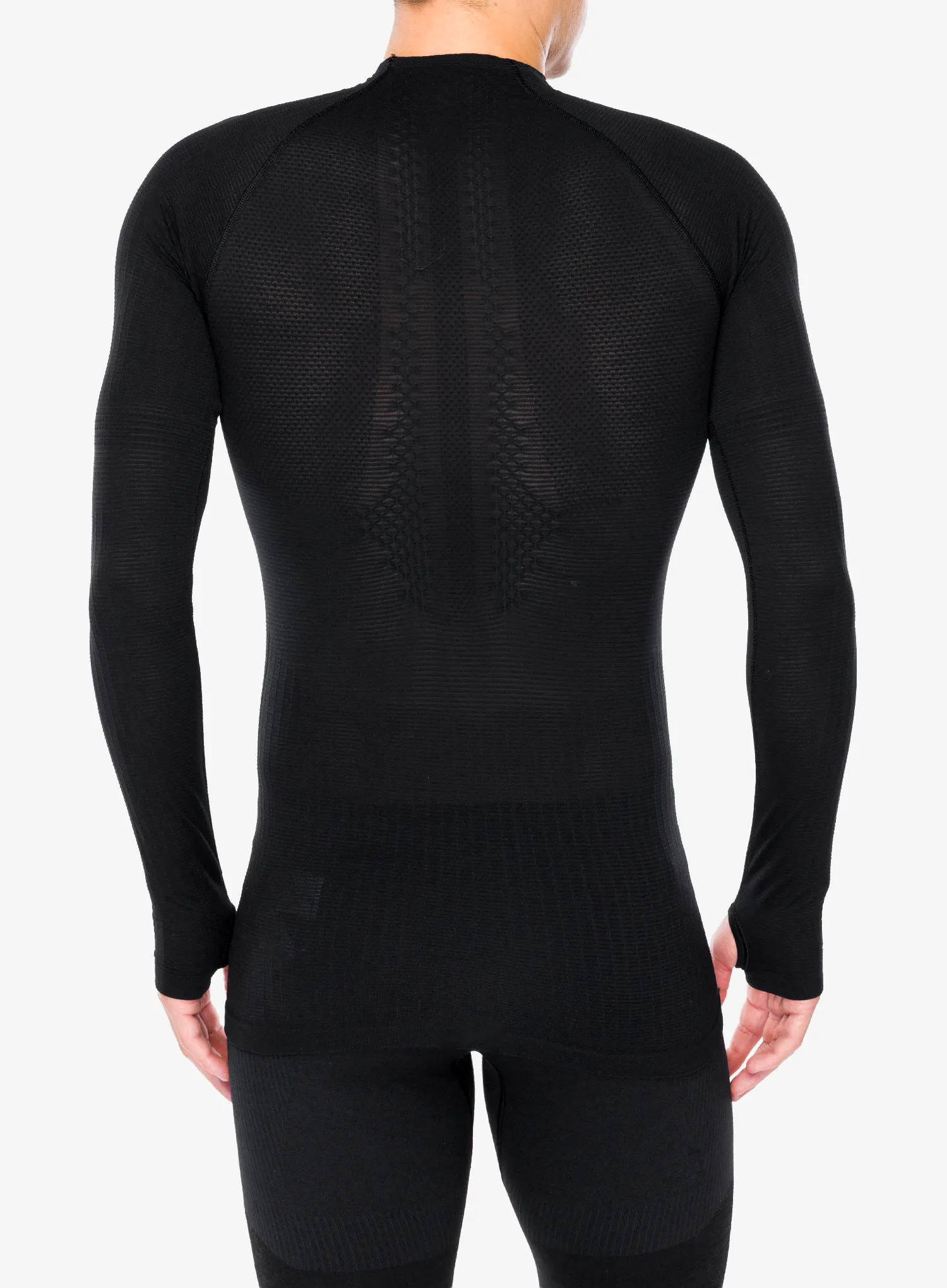 Funkčné tričko Compressport 3D Thermo 110G LS Top - black