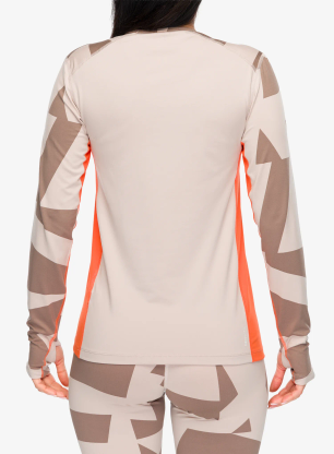 Funkčné tričko dámske adidas TERREX Multi Synthetic Base Layer LS - wonder taupe