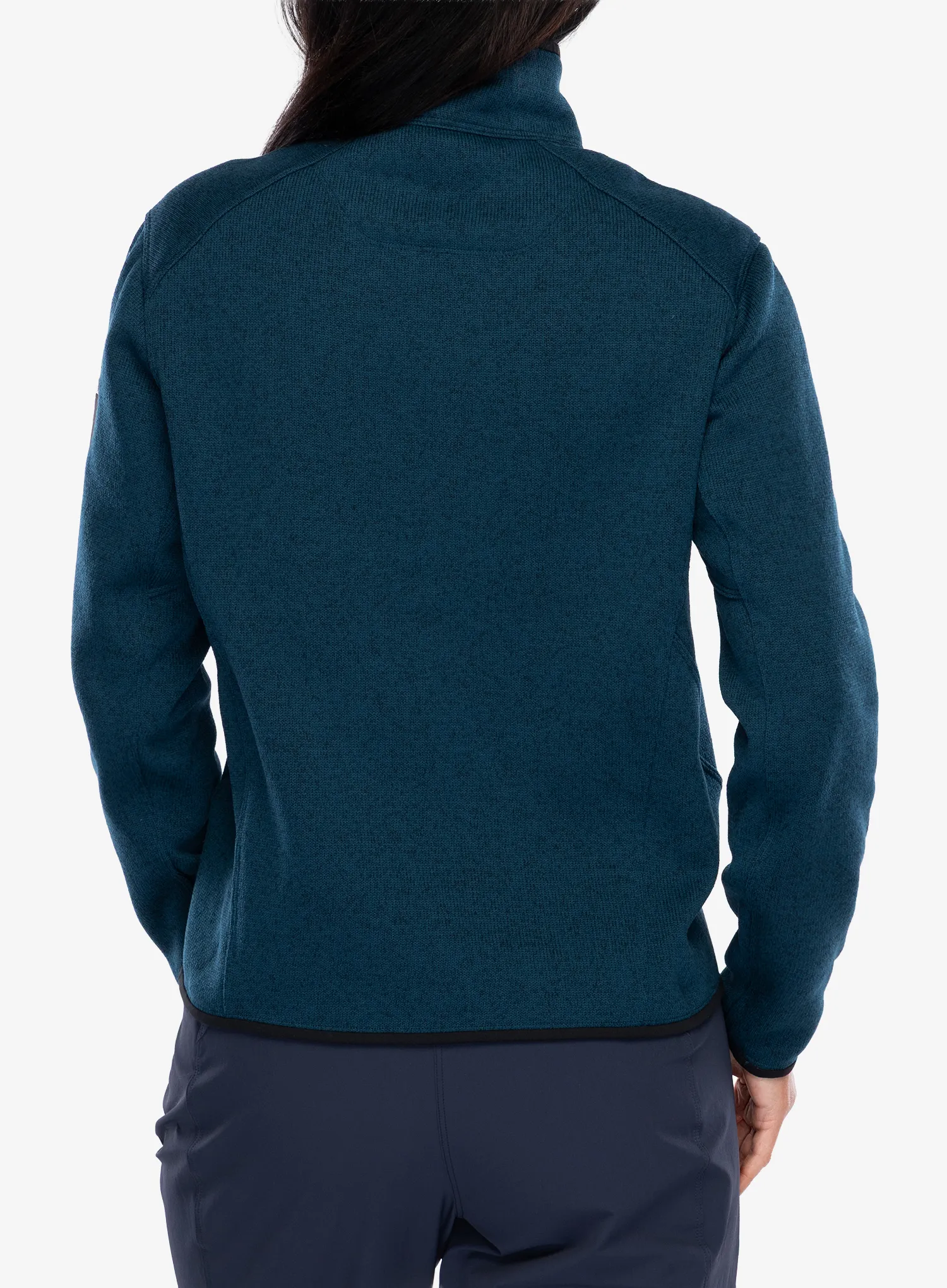 Funkčné tričko dámske Arcteryx Covert Zip Neck - midnight frost heather