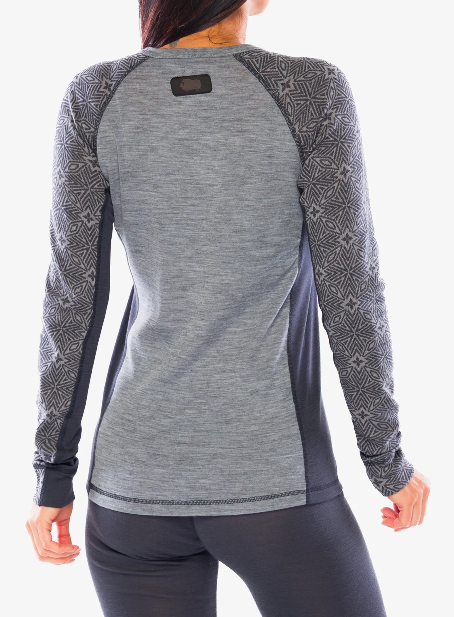Funkčné tričko dámske Dovre 100% Merino Wool LS - grey