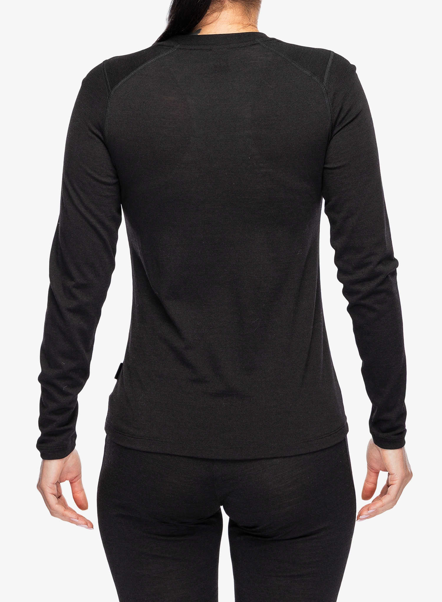 Funkčné tričko dámske Helly Hansen Durawool Crew LS - black