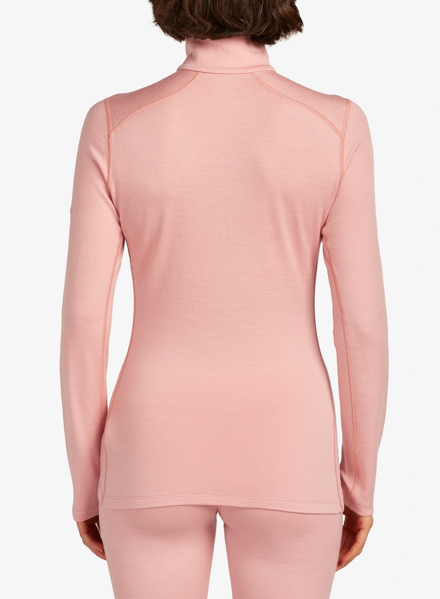 Funkčné tričko dámske Icebreaker 260 Tech L/S Half Zip - blush
